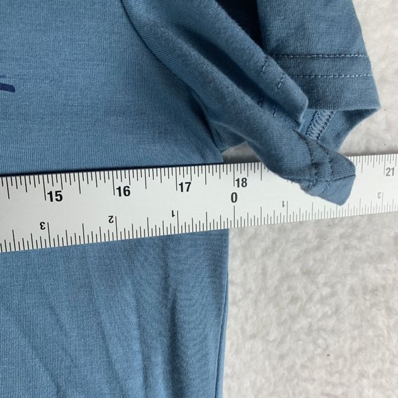 Louis Garneau T-Shirt Women's Medium Blue Bike Find Your Good V-Neck 6888 - Picture 7 of 10